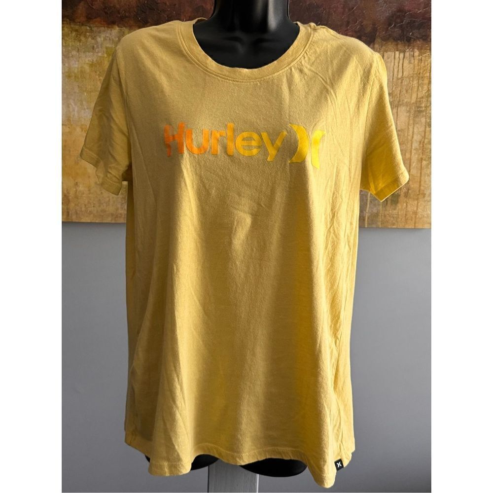 Hurley Yellow Tee, size L